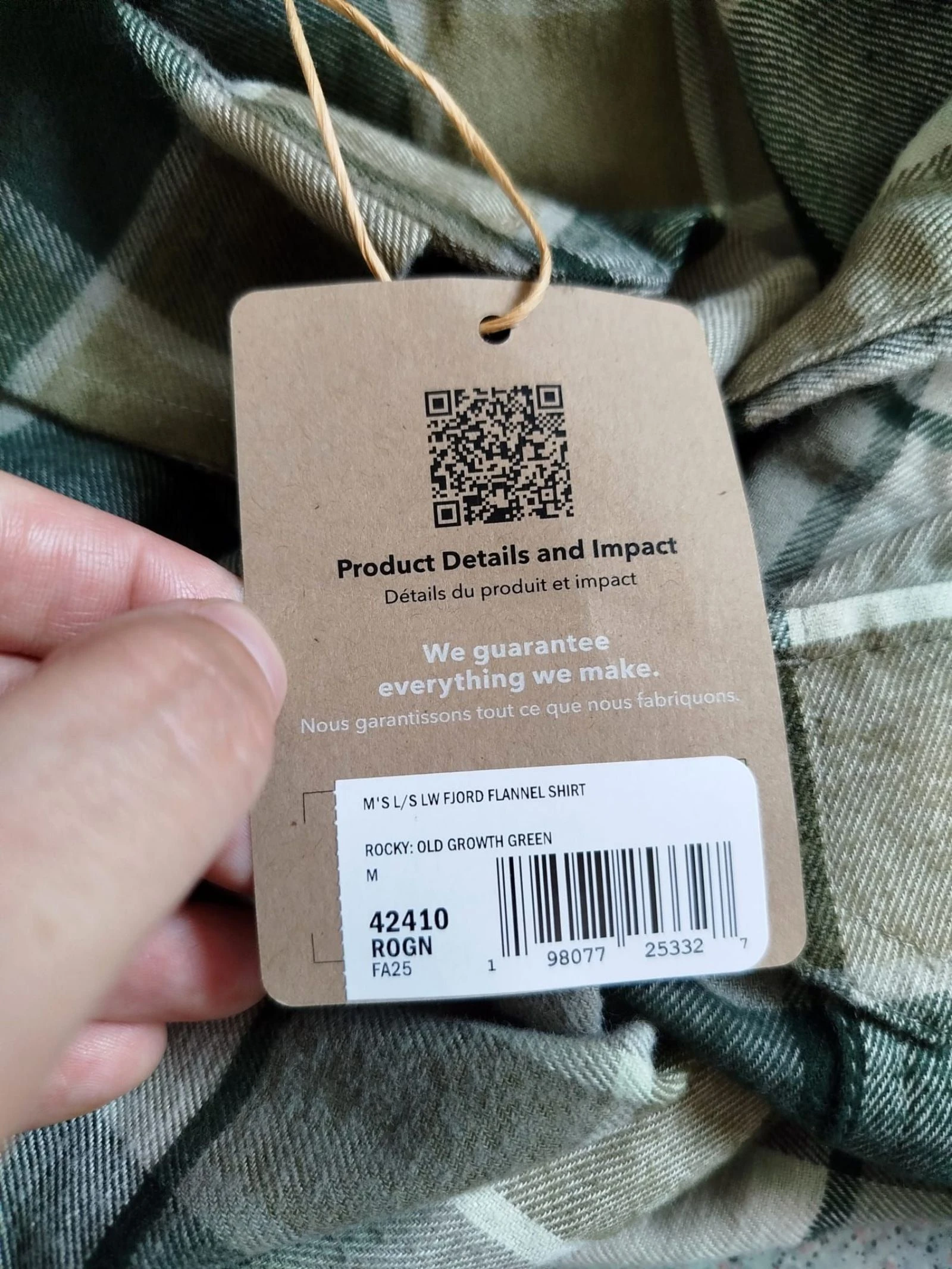 Patagonia heren langarm lichtgewicht fjord flanellen shirt M – photo 8